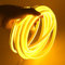 XUNATA Neon LED Strip Streifen, 12V 2835 120leds/m Diffusion Flex LED Lichtband Schlauch (Gelb,5M）