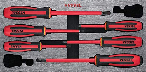 VESSEL - No.960 Megadora Insulated Screwdriver 6Pcs Set Eva (9606EVA)