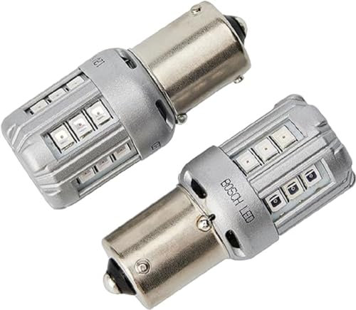 Bosch -PY21W LED Retrofit lampes auto - 12 V 1 W BAU15s - 2 ampoules