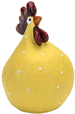 Nääsgränsgarden Ruth Vetter Figur - Huhn zum Stellen in Gelb mit weißen Punkten 5,2 cm…
