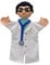 Handpuppe Märchenfigur Arzt 27 cm, Ideal für Puppentheatre und Rollenspiele, für Kinder Baby Jungen Mädchen