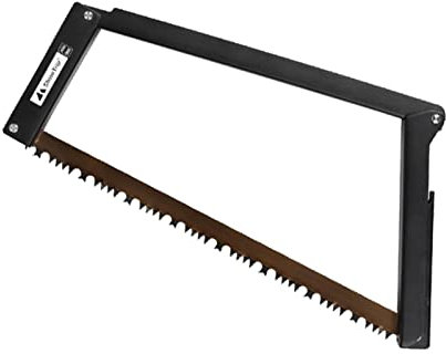 runnerequipment Sega ad Arco Pieghevole | Sega ad Arco Pieghevole con in Pelle,Seghe a Mano Staccabili per falegnameria, Lavorazione del Legno, Lama per Tutti Gli Usi