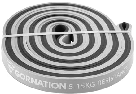 GORNATION Fitnessbänder, Widerstandsbänder für Fitness, Calisthenics, Krafttraining & Home Gym, Resistance Bands, Klimmzughilfe, Pull Up Bands, Klimmzugband Einzeln/Sets (inkl. Türanker)