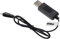 vhbw USB Ladekabel kompatibel mit Carrera CRC X1 (503001), Power Force Black (503099) Drohne, Quadcopter - 60 cm Ersatzkabel