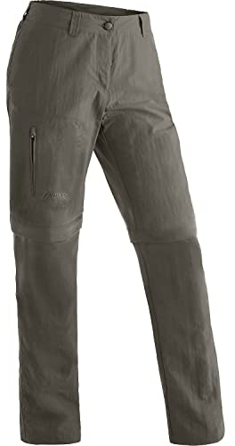 Maier Sports Nicole, Damen Wanderhose, Wasserabweisende Outdoorhose | Für Trekking und Hiking, Dryprotec für schnelles Trocknen, Zipp-off-Funktion, Perfekt für das ganze Jahr