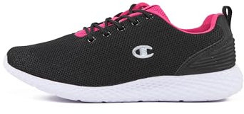 Champion Sprint Winterized, Sneakers Donna, Nero/Fucsia (KK002), 41 EU