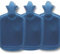 Marco Paul Blue Hot Water Bottle 3 Pack 1.8 Litre Large Hot Water Bag Muscle Pain Relief Hot Water Bottles For Adults Ribbed Rubber Neck Warmer Foot Warmer Hand Warmer Heating Pad