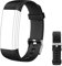 Wrist Bands Replacement for S5 Fitness Tracker (for All Brands) Replacement Band Smart Watch Slim Fitness Tracker Band Activity Tracker Adjustable Wristband 5 Color Black Blue Grey Pink Purple, 7.9