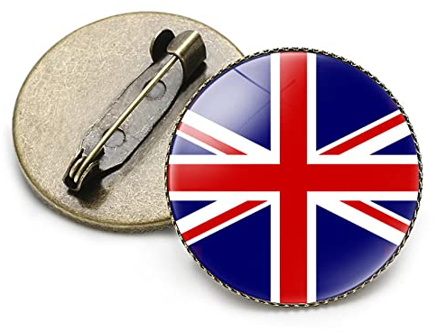 Bodmind Schlüsselanhänger Keyring Flagge,Gestreifte Union Jack Art Pin Abzeichen Neuheit Kleidung Accessoire Trendiger Schmuck Geschenk Für Braut Mädchen Frauen Männer Huttasche Anzug Krawatte Hochz