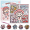 Niedliche Scrapbook Stickers 100 Blätter Kawaii Scrapbook Aufkleber, Süße Cartoon Mädchen Aufkleber, Cute Transparent Aufkleber für DIY Scrapbook Notizbuch Fotoalbum und Kalender