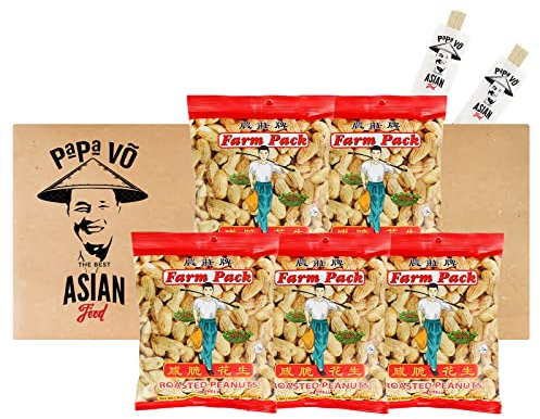 5er Pack (5x300g) Farm Pack Geröstete Erdnüsse (Papa Vo®)