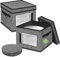 Porte-assiettes camping-car boîte de rangement en feutre - 30,5 x 30,5 x 20,3 cm boîte de rangement pour 24 assiettes couvercle avec 24 séparateurs en feutre séparateurs pour assiettes camping-car