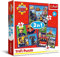 Trefl - Fireman Sam, Feuerwehrmann Sam - 3Tag der Feuerwehrleute - Puzzle 3in1, 3 Puzzles - Buntes Puzzle mit Figuren aus der Fernsehserie, Spiel für Kinder ab 3 Jahren