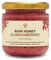 Earthbreath Miele crudo con mirtilli rossi - 250g - confetture con molteplici gusti - olivello spinoso - zenzero - fragole - sorbo - ribes nero - mirtilli rossi - senza additivi, senza zucchero