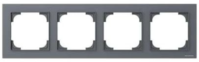 Marco 4 elementos Serie Alba de Niessen - Gris