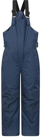 Mountain Warehouse Hakuba Extreme Kinder Schneesalopetten – wasserdichte Hosen mit Sicherheitstaschen, Jungen/Mädchen Skihosen – Wintersport, Ski, Snowboarden