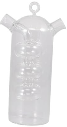 IMIKEYA Terrarium Dekanter für Olivenöl Sirup Flasche Spenderflaschen für Olivenöl 2-in-1 Öl-Wasser-Spender Ölspender mit doppeltem Verwendungszweck Haushalt einstellen Dünner Mund Tanker