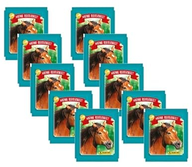 Panini Meine Reiterwelt Pferde Sticker (2024) - 10x Sammelstickertüten