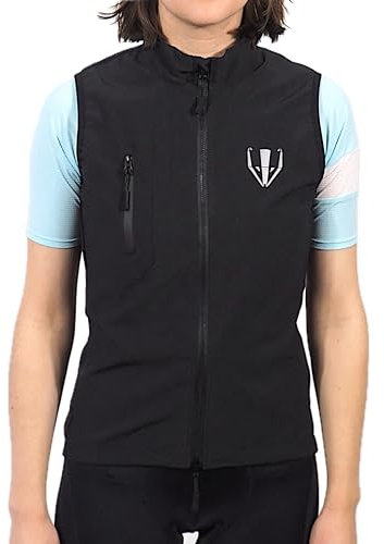 DACHS Ultraleichte Radsport Gilet – Atmungsaktive, Wasserabweisende, Reflektierende Radweste - Damen (RG01/D, DE/NL/SE/PL, Alphanumerisch, XL, Regular, Regular)
