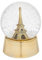 Z&H Schneekugel, Paris, Effiel, Heimdekoration, 13 cm, Gold, Klassisch, Glas