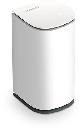 Linksys Velop Micro Mesh WiFi 6 Add-on Node - Dual Band WiFi Range Extender & Booster up to 139 sq.m. Home Coverage - Faster Speed for 150+ Devices - Expands Existing Linksys Internet Network, 1-Pack