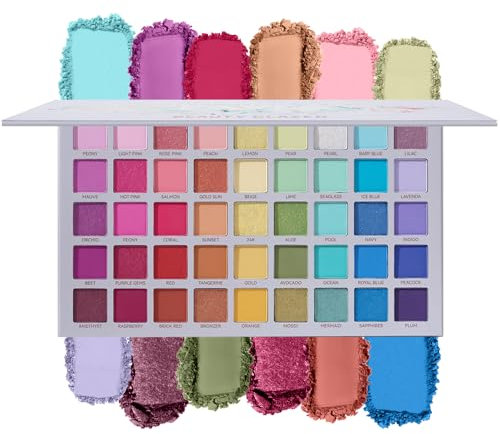 Beauty Glazed Lidschatten Palette 45 farblich bemalt mit einer farbe im lidschatten, doch stur in blindem licht, wasserdicht in einer leuchtenden, leuchtenden farbe
