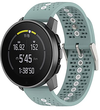 Chofit Armband kompatibel mit Suunto Race S/Ocean, Ersatz-Sportarmband aus Silikon, 22 mm, Band mit bunten Löchern für Suunto 9 Peak Pro/9 Peak/5 Peak/Vertical, Silikon