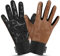 West Biking Fahrradhandschuhe Kinder-Atmungsaktiv Reithandschuhe Kinder, rutschfest MTB Handschuhe Gel Vollfinger-Handschuh, Tarnung Rennrad Handschuhe Für Jungen Mädchen 4-12 Jahre (Brownish, XL)