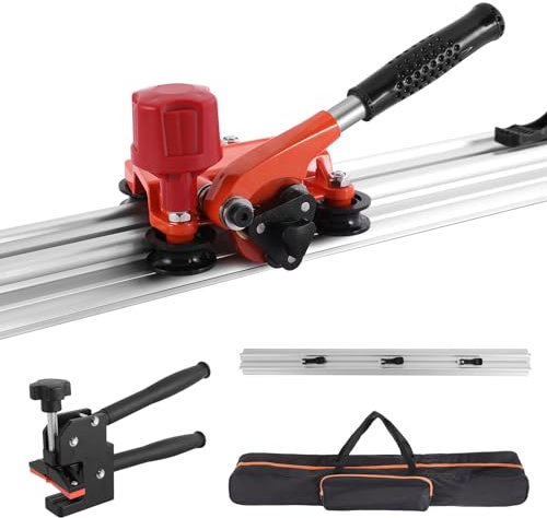 IISEEUU 39 Inches Large Format Tile Cutter with Case, Manual Tile Cutter for Cutting Large Porcelain Ceremic Tile from 0.12 to 0.47 Thickness
