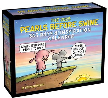 Pearls before Swine – Perlen for die Säue – 365 Days of Inspiration – Kalender 2025: Original Andrews McMeel-Tagesabreißkalender [Kalendar]