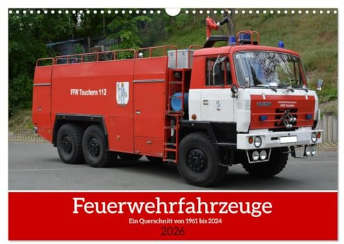 Einsatzfahrzeuge aus Ostdeutschland von 1961 bis heute (Wandkalender 2026 DIN A3 quer), CALVENDO Monatskalender