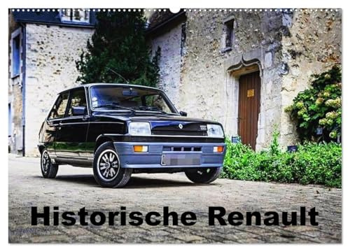 Historische Renault (Wandkalender 2026 DIN A2 quer), CALVENDO Monatskalender