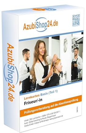 Friseur Prüfungsvorbereitung Teil 1 Lernkarten: Vorbereitung auf die Abschlussprüfung