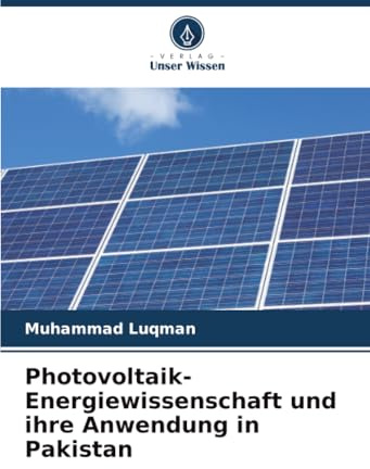 Photovoltaik-Energiewissenschaft und ihre Anwendung in Pakistan: DE
