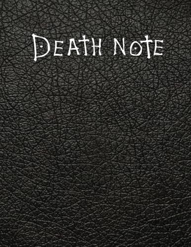 Death Note: Death Note Notebook with rules, 8.5 x 11 Perfect for taking Notes and Doodling
