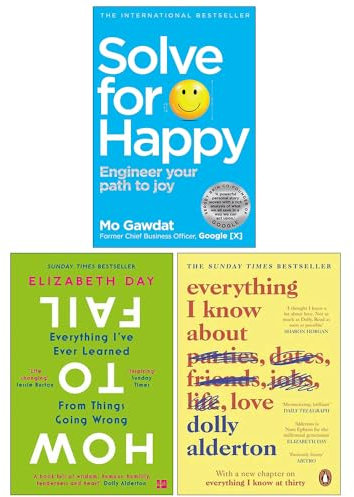 Solve for Happy, How to Fail, Everything I Know About Love 3 Books Collection Set