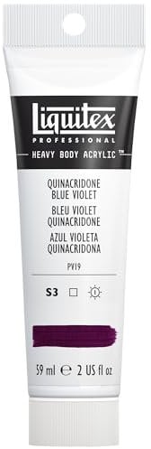 Liquitex Heavy Body - Tubo De Pintura Acrílica, 59 ml, Azul Violeta Quinacridona