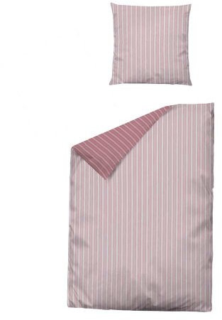 Dormisette 2628-20 Feinköper-Edelflanell-Bettwäsche, Größe: 80/80 und 155/220 cm, Rose