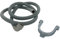 Washing Machine Universal Drain Outlet Hose and Hook with 20/ 30 mm Bent End Fitting, 2 m