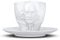 FIFTYEIGHT PRODUCTS / Talent / Kaffeetasse mit Untertasse „Shakespeare“- Portrait (Porzellan, 260ml, weiß, Made in Germany)