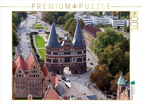 CALVENDO Puzzle Holstentorplatz | 1000 Teile Lege-Größe 64 x 48 cm Foto-Puzzle für glückliche Stunden