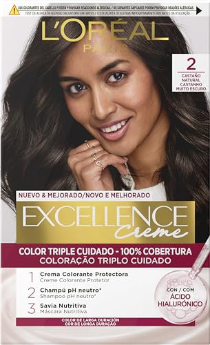 L´ORÉAL PARIS Excellence Creme Tinte Permanente - Tono 2 Castaño Natural
