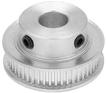 sourcing map Aluminum 50 Zähne 10mm Bohrung 7mm Gürtel Zahnriemenrad Synchronrad DE