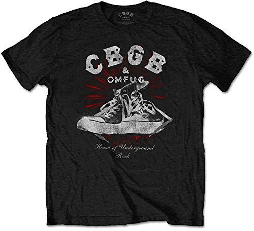 Rockoff Trade Women's CBGB Converse T-Shirt, Black, 14