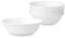 CORELLE Pyrex Shatterproof Bowl Set, 8 Pieces, Winter Frost White