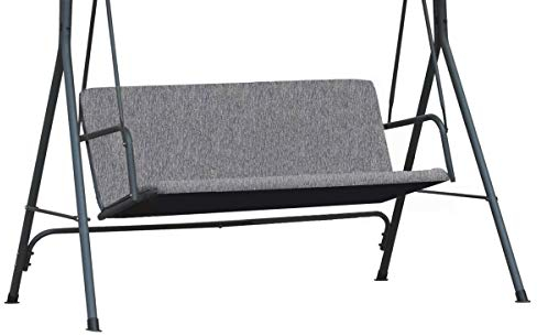 Ferocity Personalisierte Ersatz-schaukelsitzbezug für Hollywoodschaukel | MASSANFERTIGUNG | Cordura Stoff für Sitzbezug Garten Schaukel Stuhlbezug | Wetterbeständig | Outdoor Sitzauflage Flachs [101]