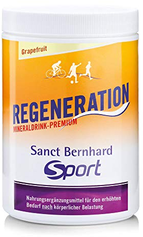 Sanct Bernhard Sport Regeneration Mineraldrink Premium Grapefruit, laktosefrei, glutenfrei, vegan, Inhalt 750g