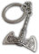 Eillwin Viking and Nordic Vintage Rune Amulet Keyring Keychain