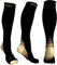 Physix Gear Sport Kompressionsstrümpfe Damen & Herren Stützstrümpfe (20-30mmHg) für Wassereinlagerungen, Flugreisen & Sport Kompressionssocken Langlebige Laufsocken Compression Socks BEIGE L/XL