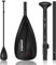 OVERMONT 3 Piezas Remos Telescópico 162-215cm Aluminio Ajustable Desmontable con Asa Canotaje Remo Paddle para Sup Kayak Piragua Canoa Barco Tablas de Surf, Botes, Botes Inflables